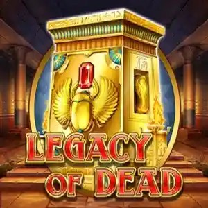 Legacy of Dead game by Play&#039;n GO – logo hosted on Circus Casino