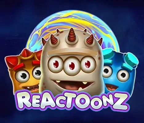 Reactoonz by Play&#039;n GO, showcased at circus-belgium.be – game logo